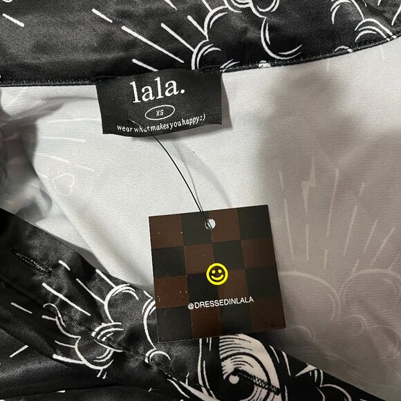 Dressed in LALA Past Present Future Satin Playsuit Set - Picture 5 of 7